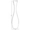 Uniquewise 43 Inch Tall White Modern Fiberglass Narrow Trumpet Floor Vase QI003694L - alternate 5